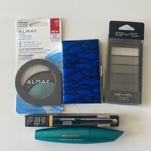 Eye Makeup Value Bundle Kit - Eyeshadow Palettes, Mascara and Cream Shadow Stick